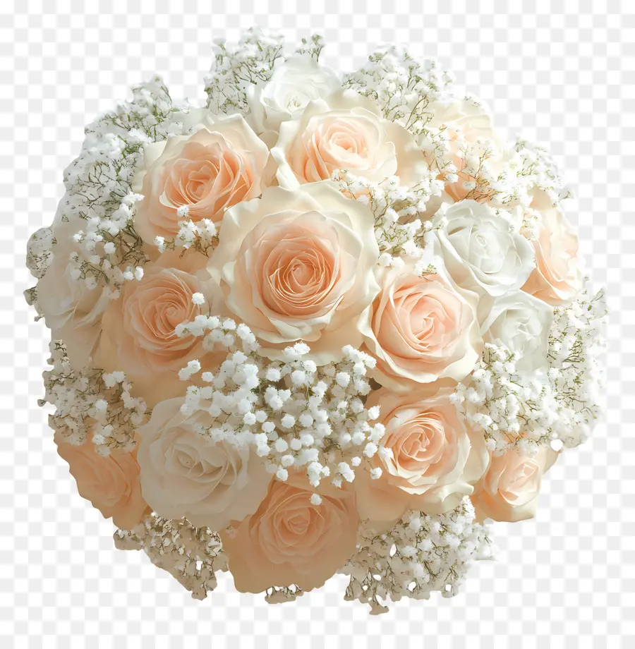 Bouquet De Mariage，Bouquet De Roses PNG