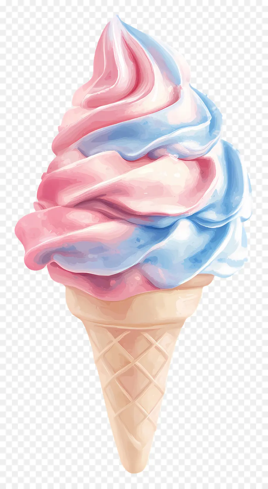 Glace Pastel，Glace Colorée PNG