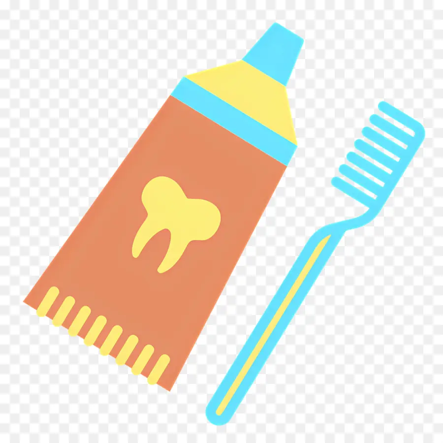 Dentifrice Pour Brosse à Dents，Dentifrice Et Brosse à Dents PNG