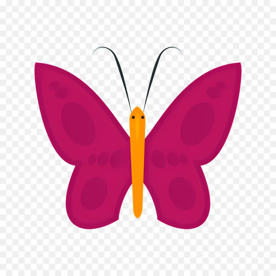 Papillon Violet，Papillon Rose PNG