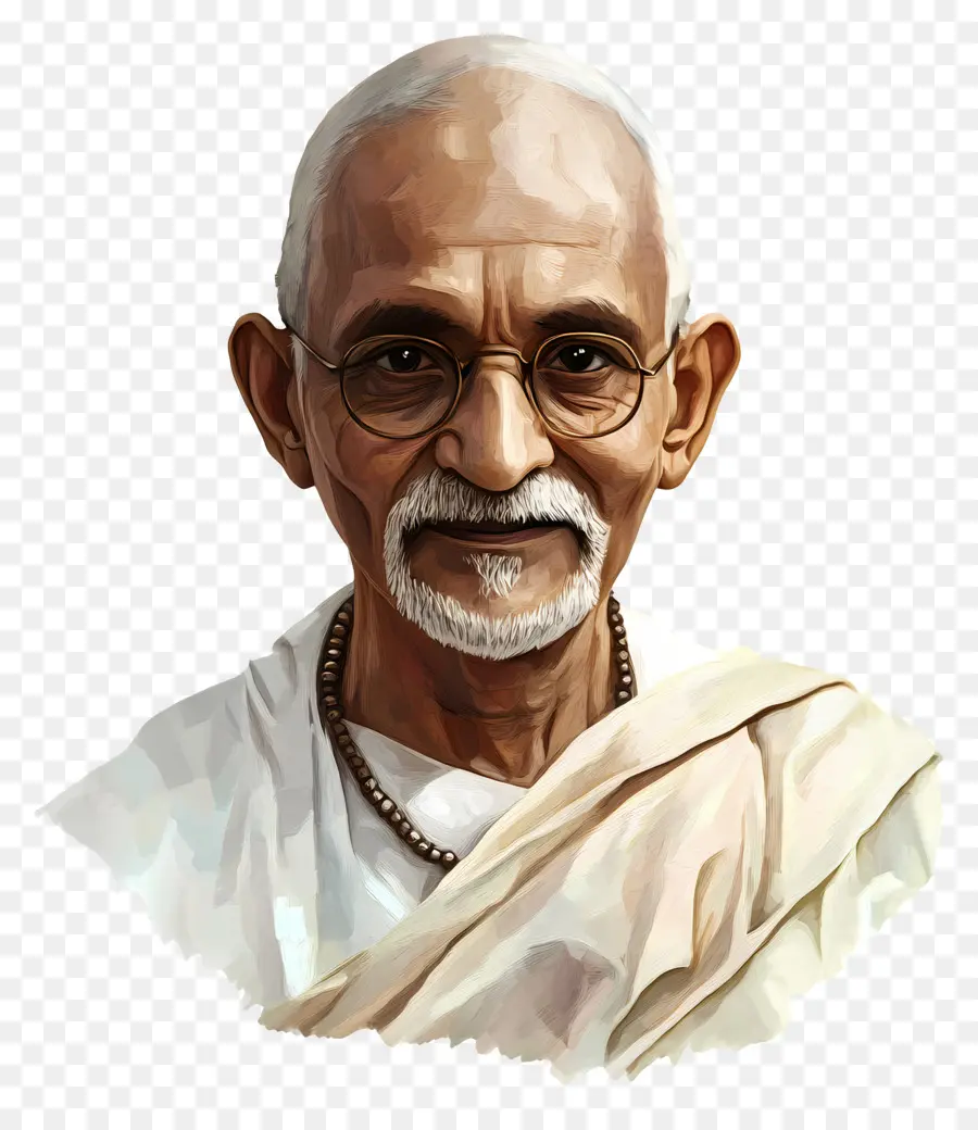 Gandhi，Homme âgé PNG