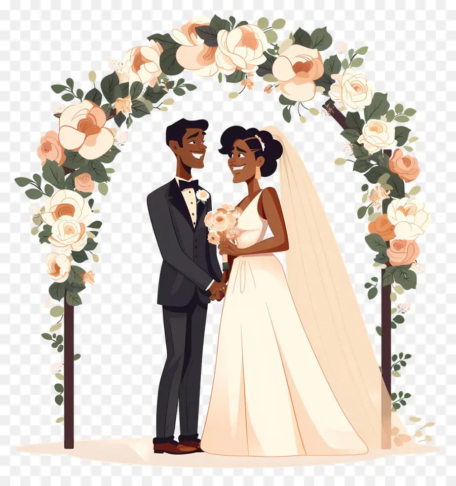 Mariée Marié，Couples De Mariage PNG