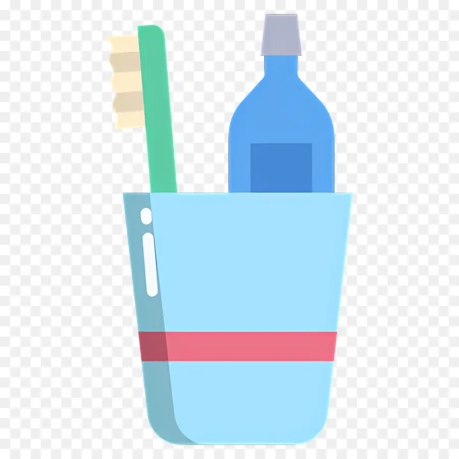 Dentifrice Pour Brosse à Dents，Brosse à Dents Et Bouteille PNG