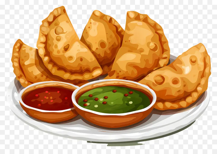 Bonbons Indiens，Raviolis Frits PNG