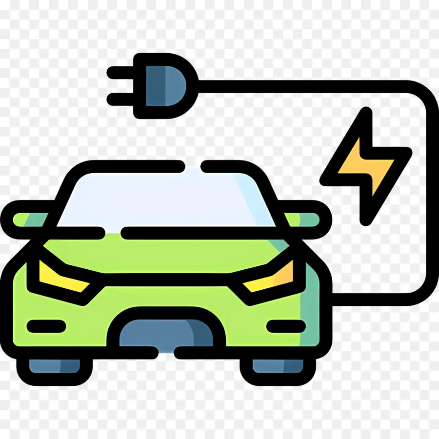 Voiture électrique，Chargement PNG