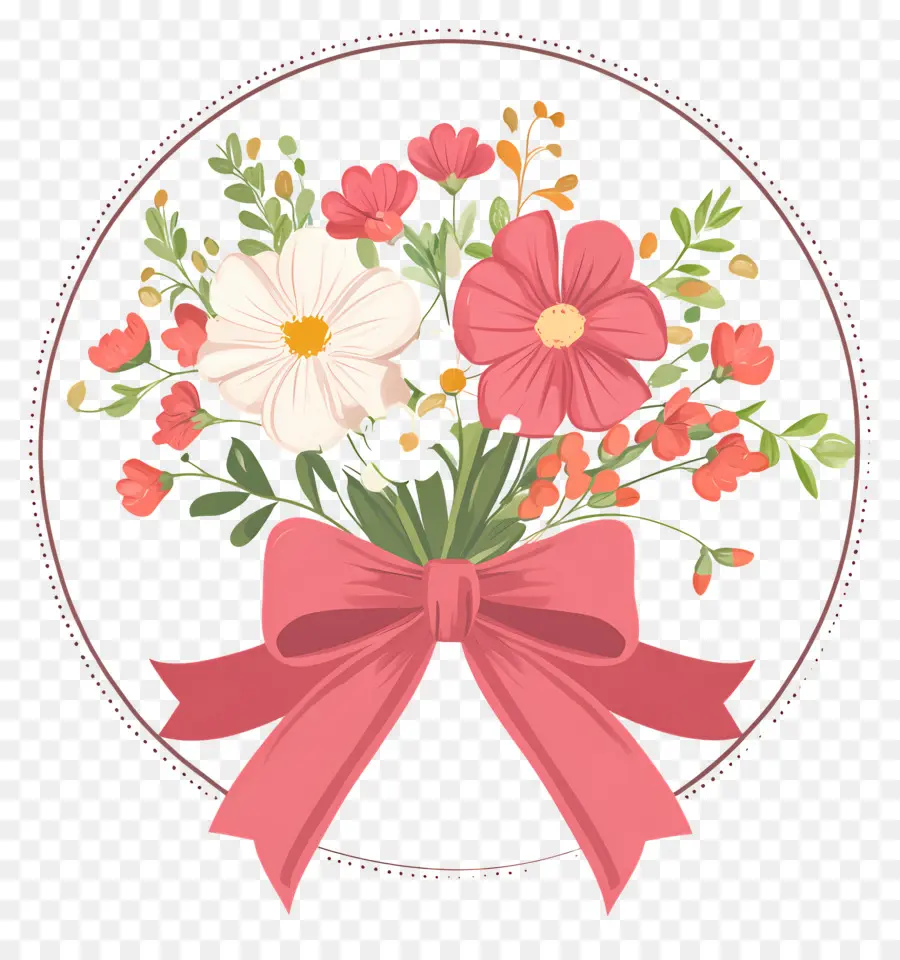 Fleurs D'anniversaire，Bouquet De Fleurs PNG