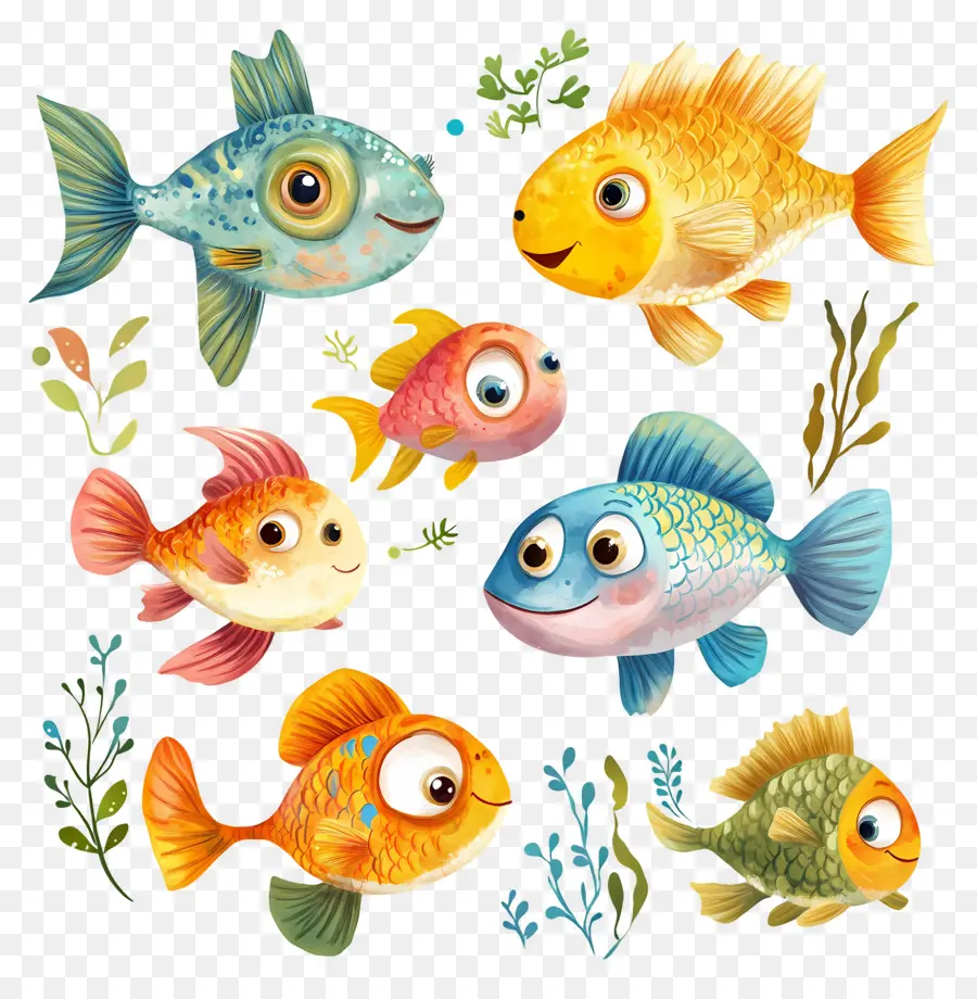 Groupe De Poissons，Poisson PNG