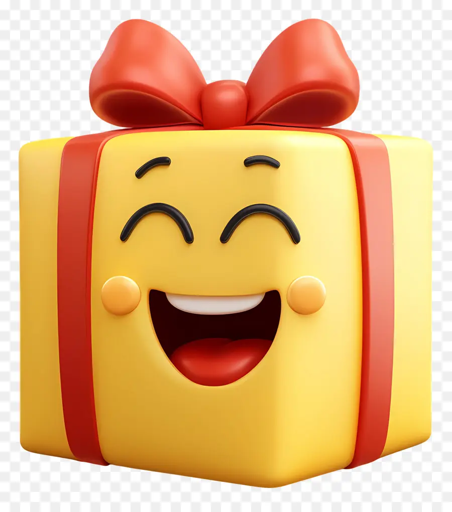 Anniversaire Emoji，Coffret Cadeau Joyeux PNG