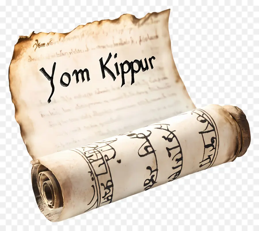 Yom Kippour，Parchemin De Yom Kippour PNG