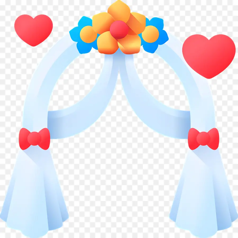 Arche De Mariage，Cœurs PNG