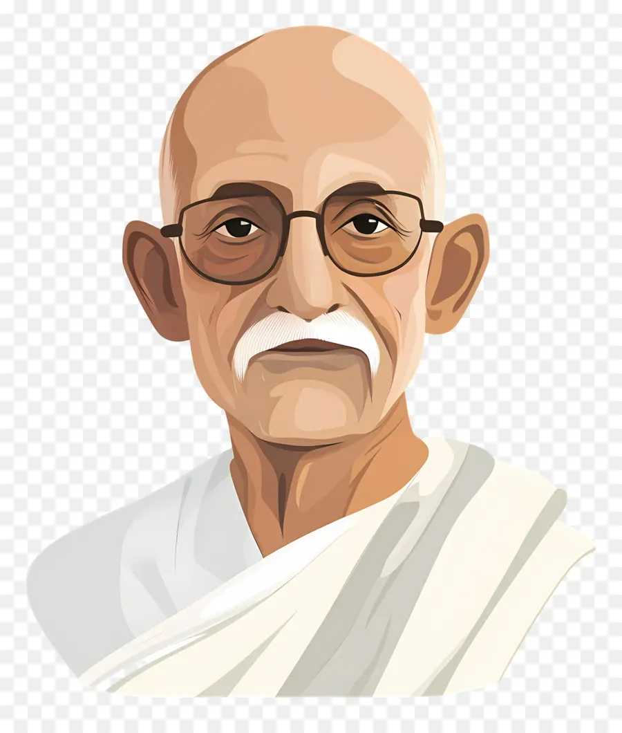 Gandhi，Homme âgé PNG