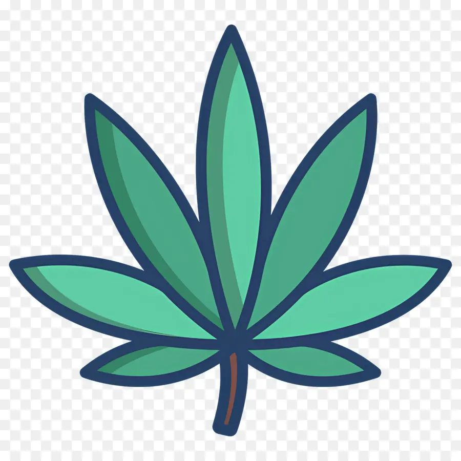 Feuille De Cannabis，Feuille PNG