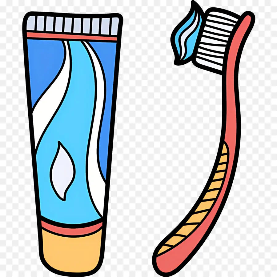 Dentifrice Pour Brosse à Dents，Brosse à Dents Et Dentifrice PNG