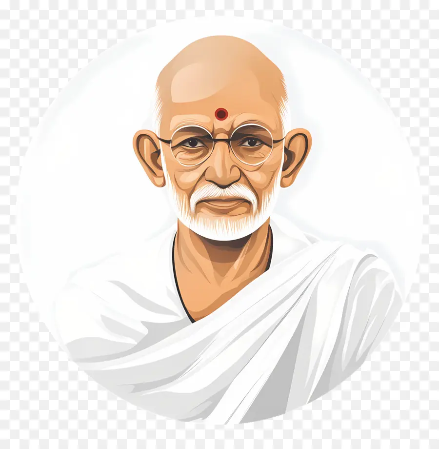 Gandhi，Homme âgé PNG