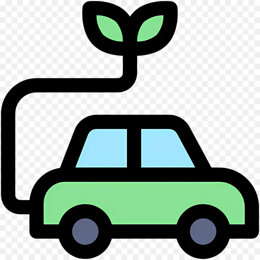 Voiture électrique，Feuille PNG