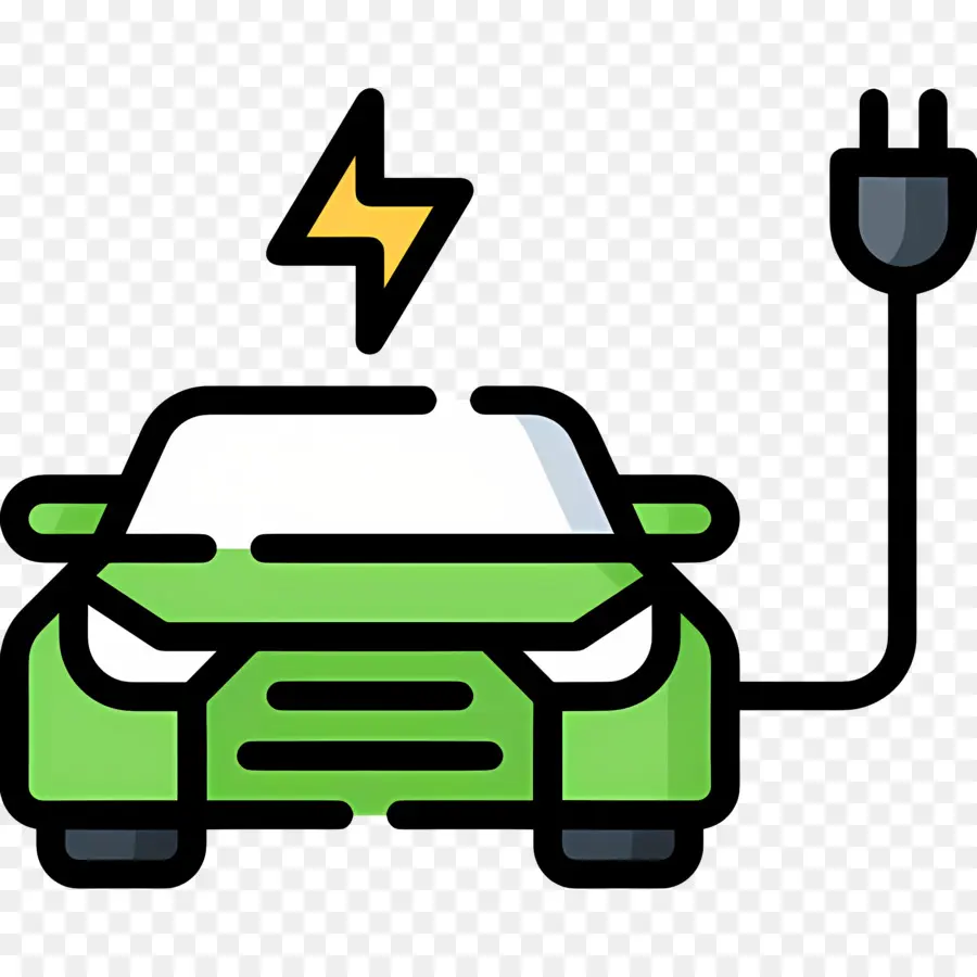 Voiture électrique，Chargement PNG