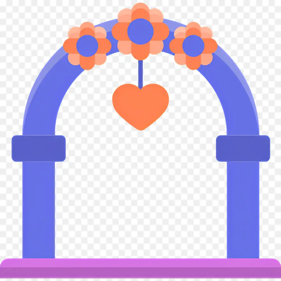 Arche De Mariage，Fleurs PNG