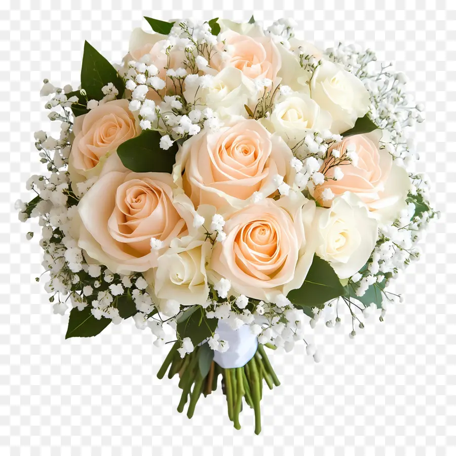 Bouquet De Mariage，Bouquet De Roses PNG