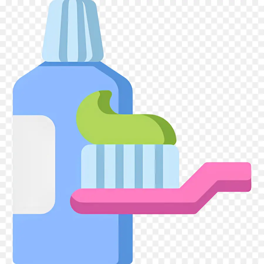 Dentifrice Pour Brosse à Dents，Brosse à Dents Et Bain De Bouche PNG