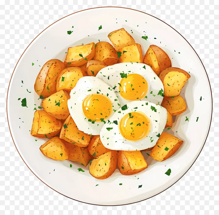 Oeufs Au Plat，Petit Déjeuner PNG