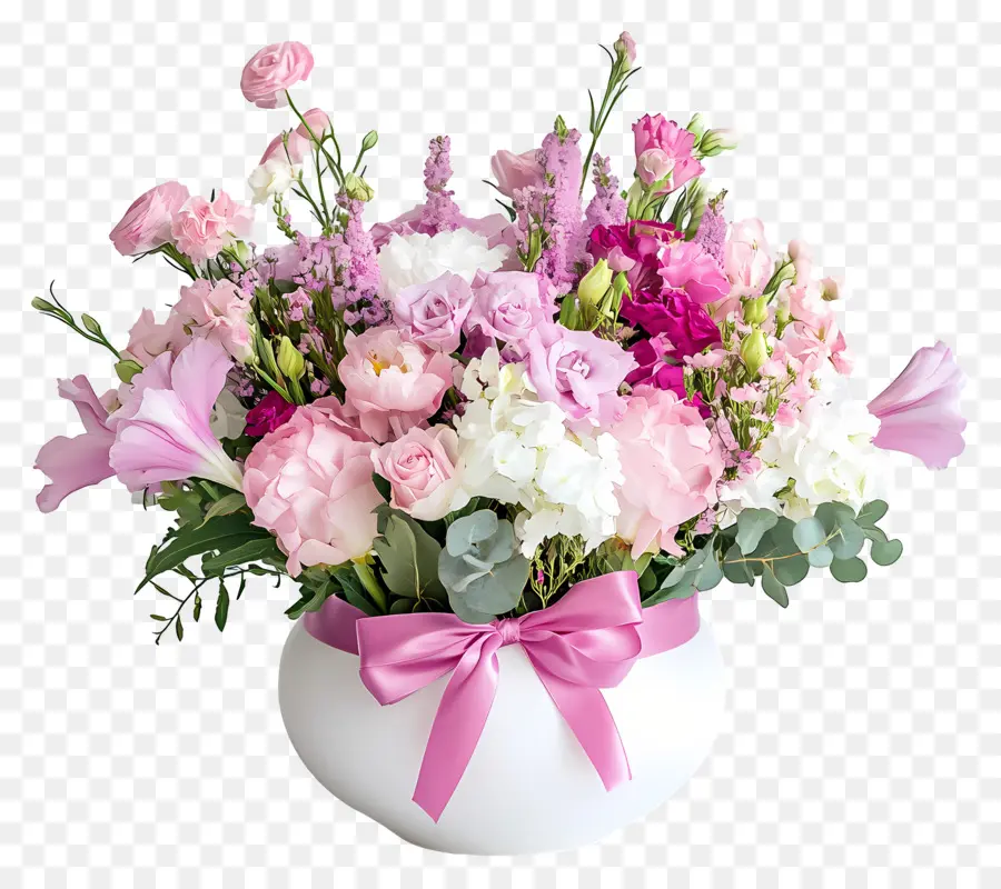 Fleurs D'anniversaire，Bouquet De Fleurs PNG