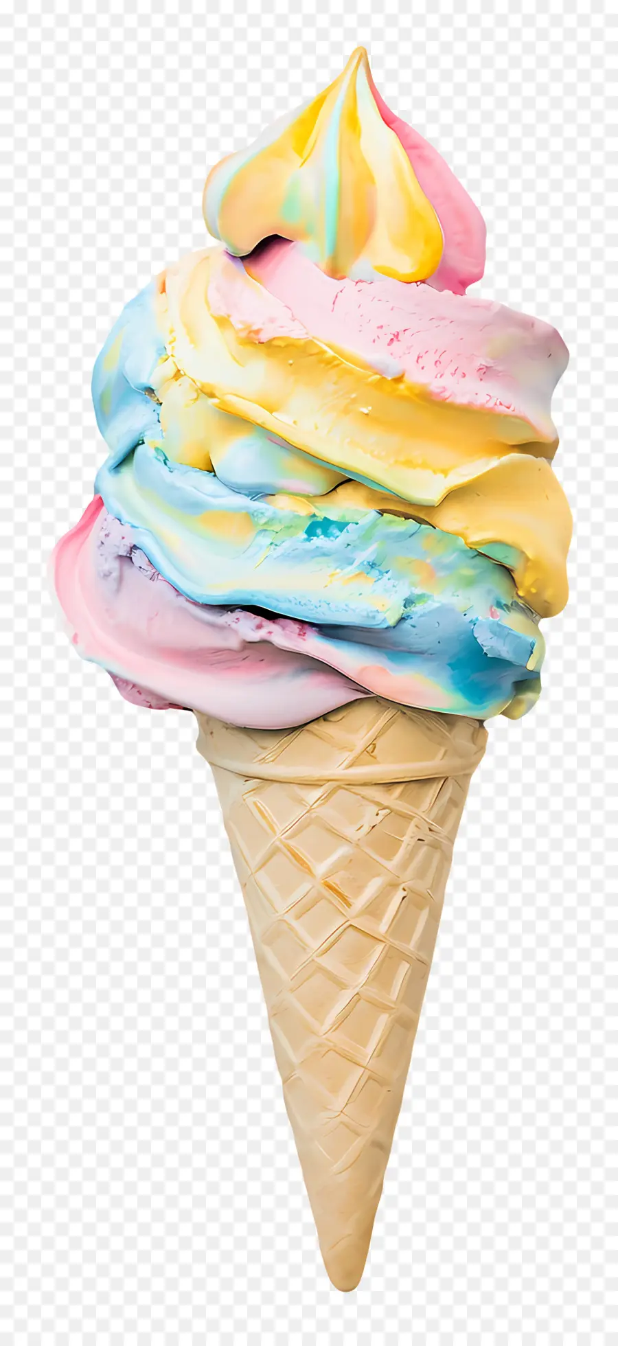 Glace Pastel，Glace Colorée PNG