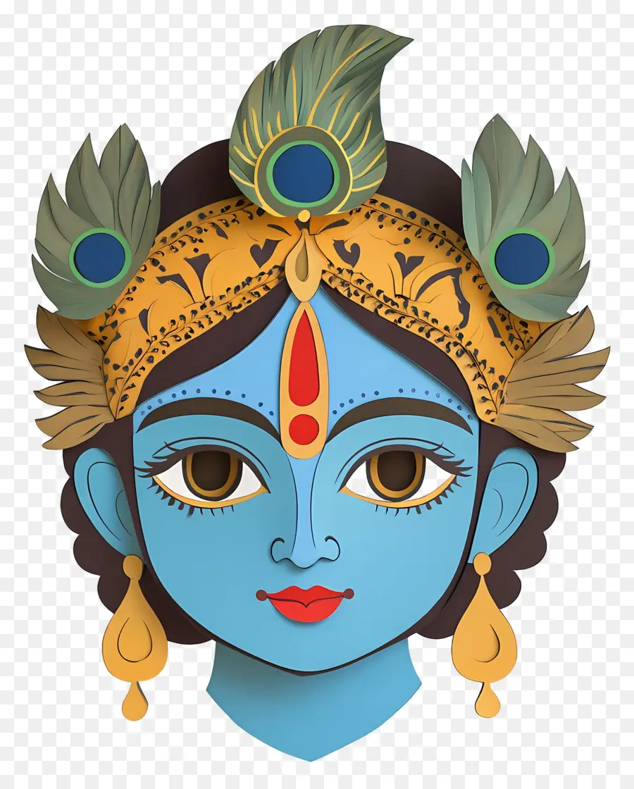 Bébé Krishna，Déesse Bleue PNG