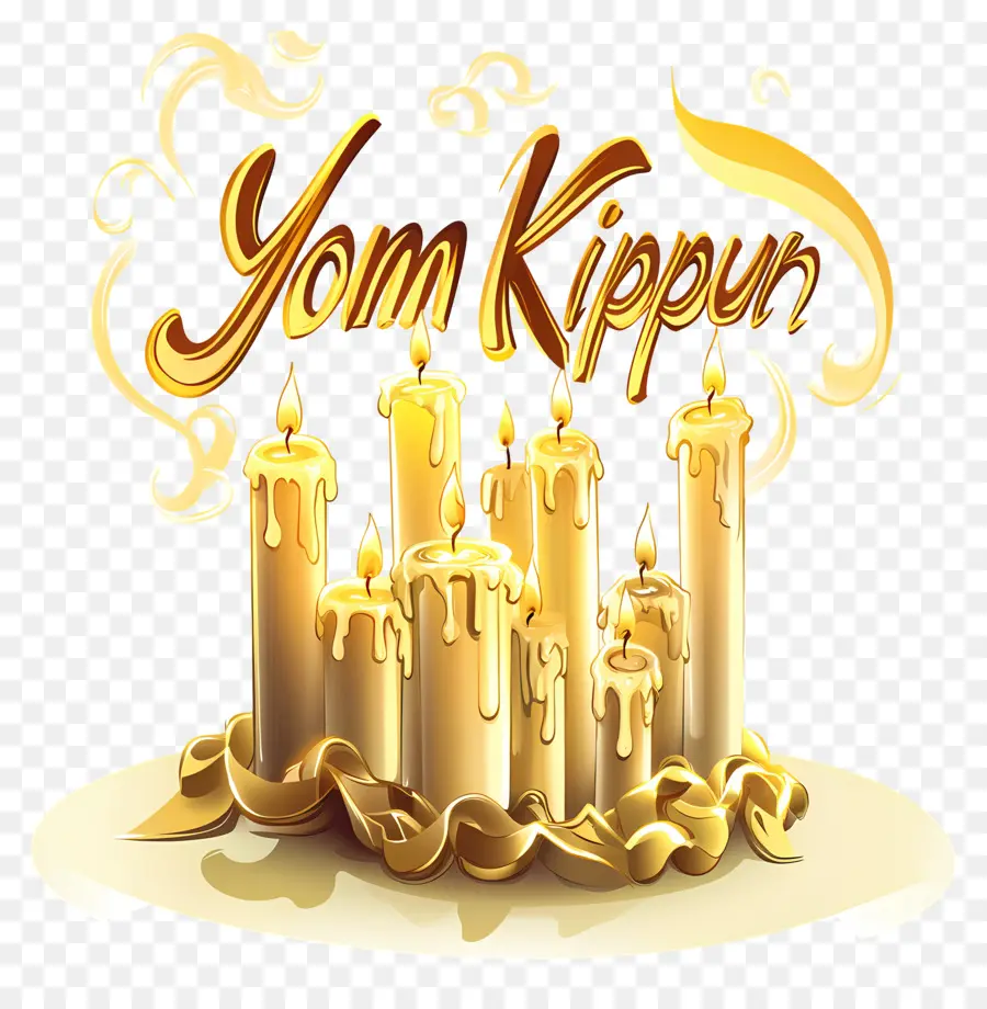 Yom Kippour，Bougies De Yom Kippour PNG