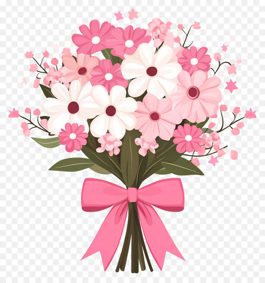 Fleurs D'anniversaire，Bouquet De Fleurs PNG