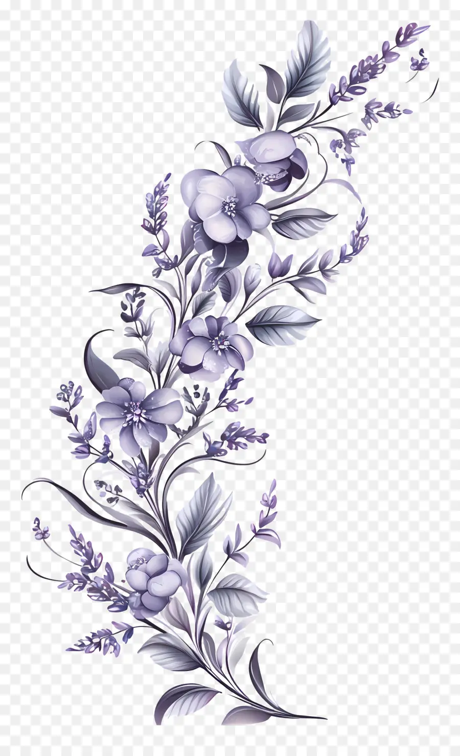 Ligne De Mariage，Fleurs PNG