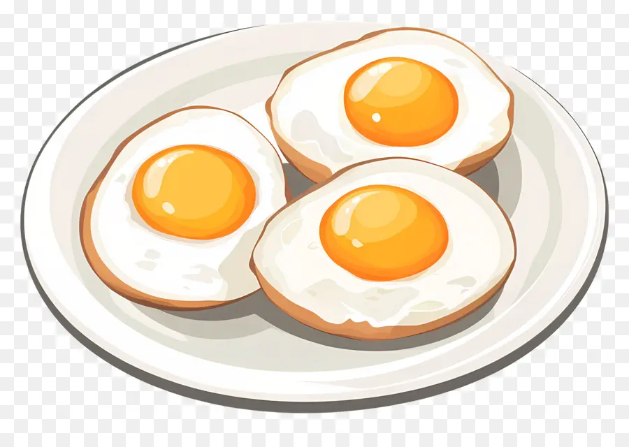 Oeufs Au Plat，Petit Déjeuner PNG