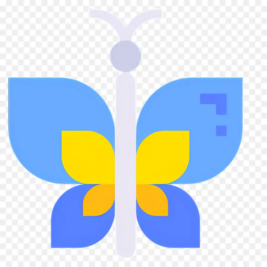 Papillon Bleu，Papillon PNG