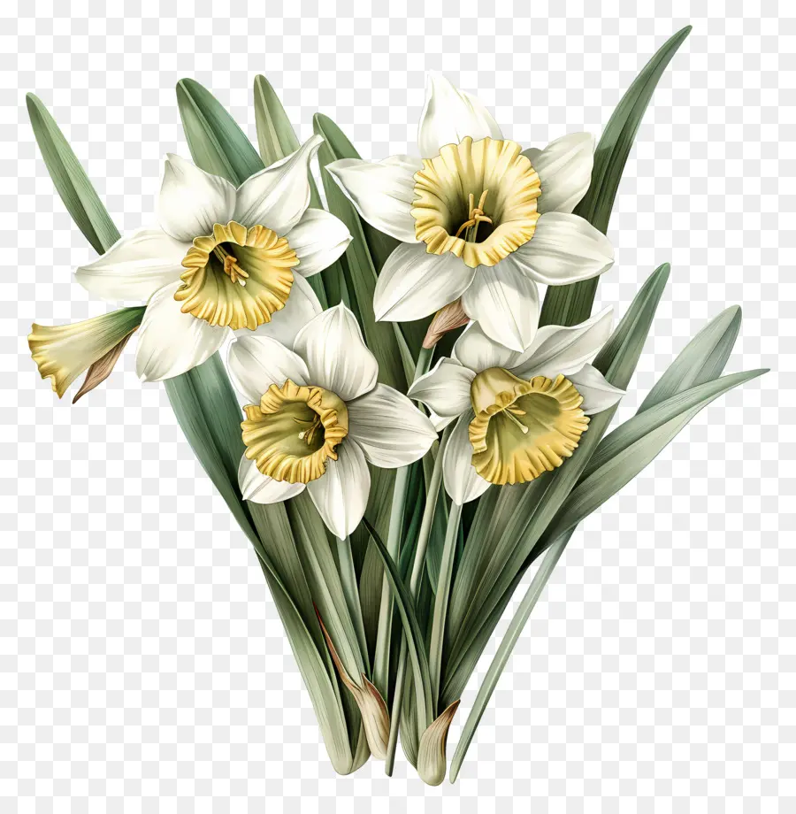 Bouquet De Jonquilles，Jonquilles PNG