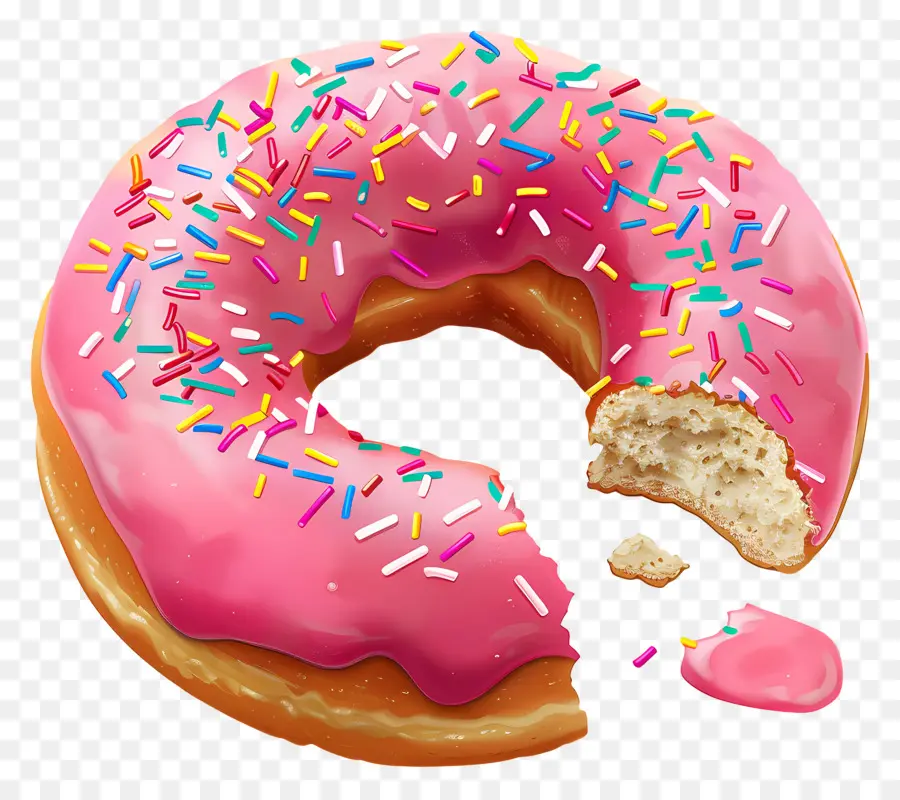 Beignet Animé，Donut PNG