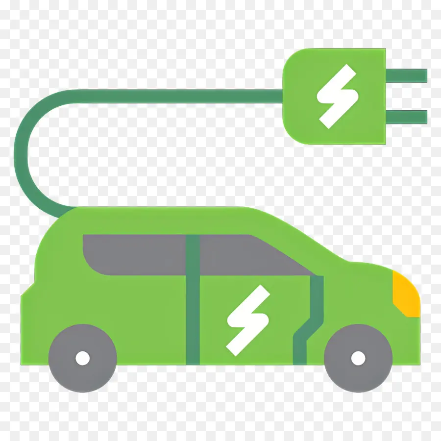 Voiture électrique，Chargement PNG