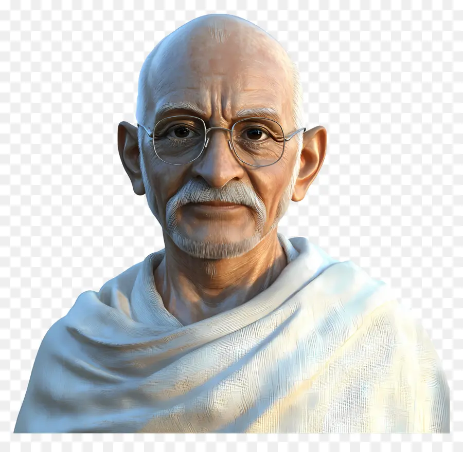 Gandhi，Homme âgé PNG