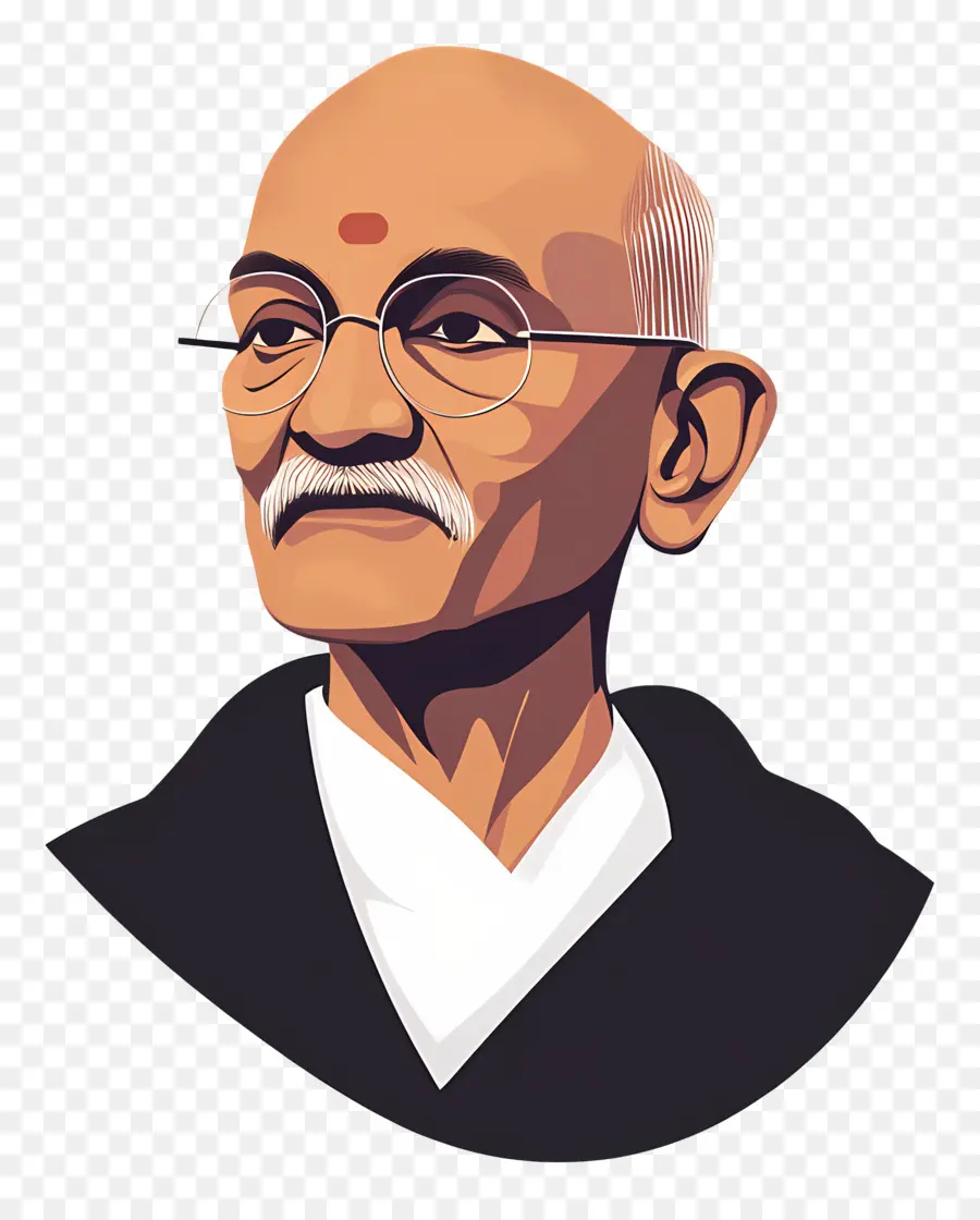 Gandhi，Portrait PNG