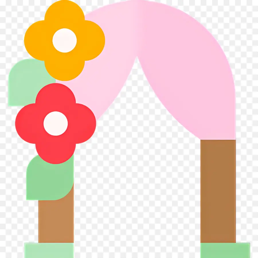 Arche De Mariage，Arc De Fleurs PNG