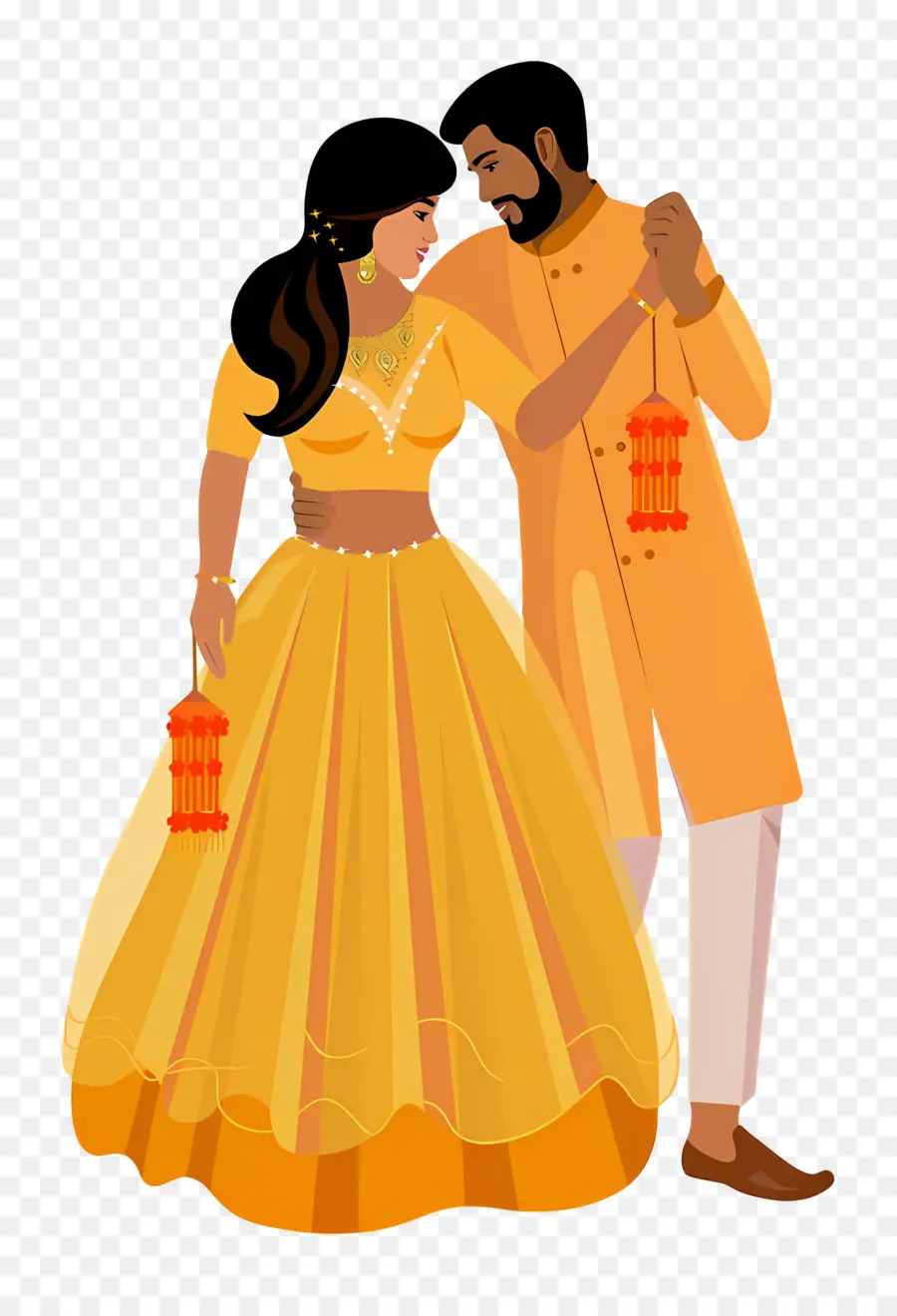 Couple De Mariage Indien，Danse En Couple PNG