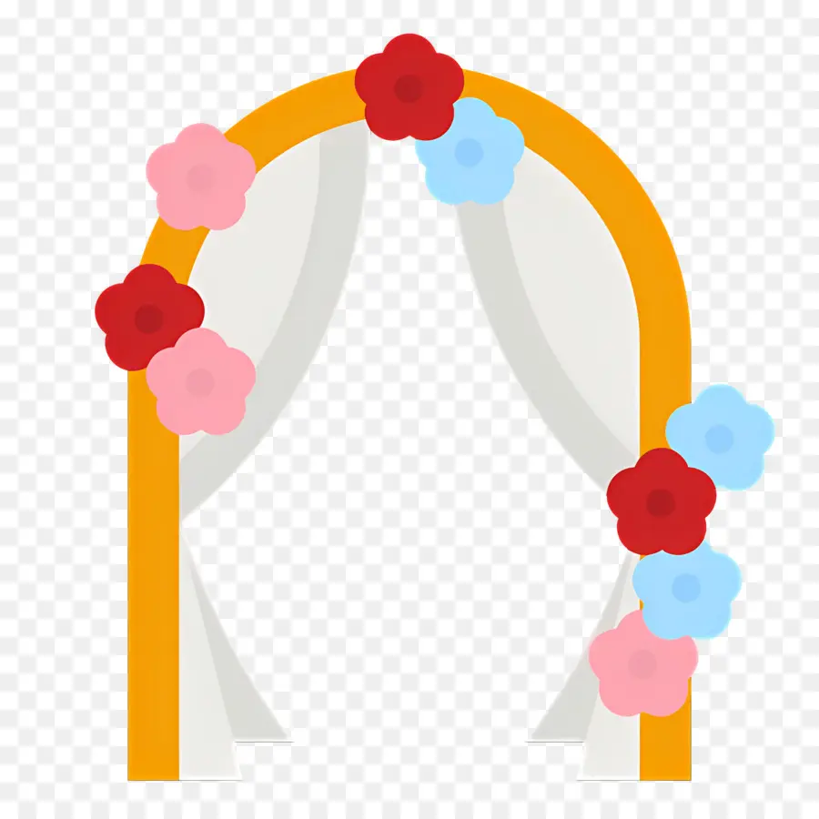 Arche De Mariage，Fleurs PNG