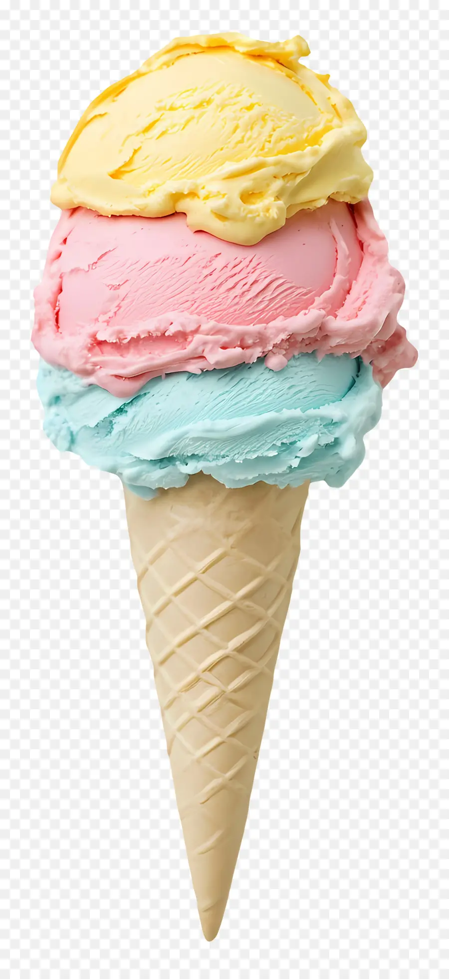 Glace Pastel，Cornet De Crème Glacée PNG