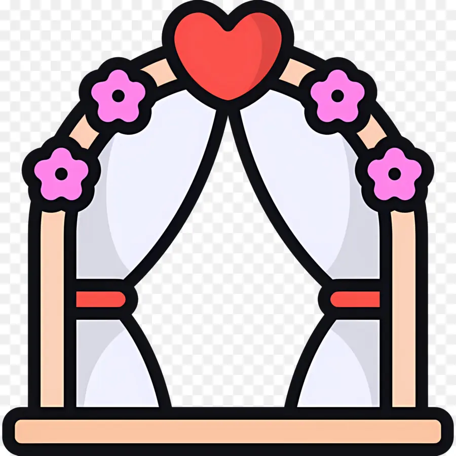 Arche De Mariage，Fleurs PNG