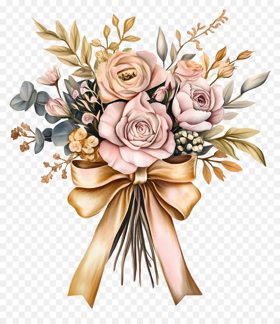 Fleurs D'anniversaire，Bouquet PNG