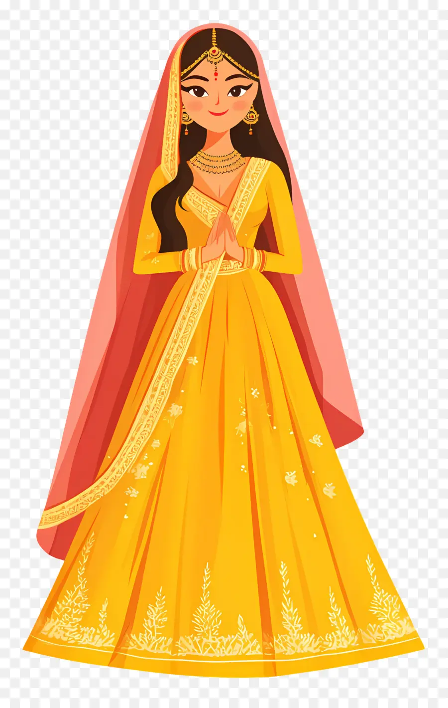 Sari De Mariage Indien，Femme En Costume Traditionnel PNG