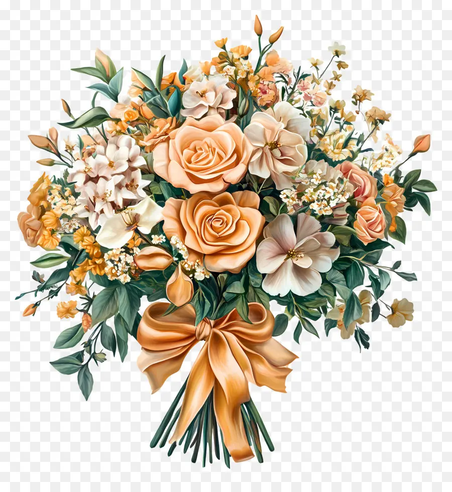 Fleurs D'anniversaire，Bouquet PNG