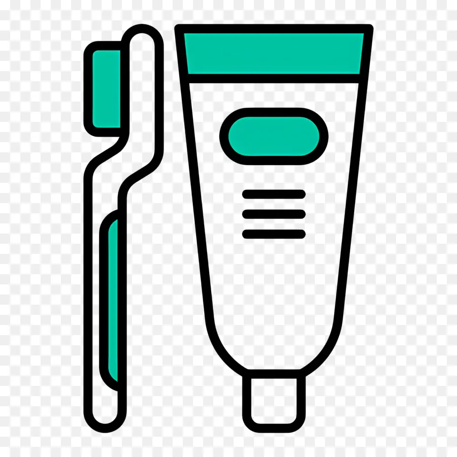 Dentifrice Pour Brosse à Dents，Dentifrice Et Brosse à Dents PNG