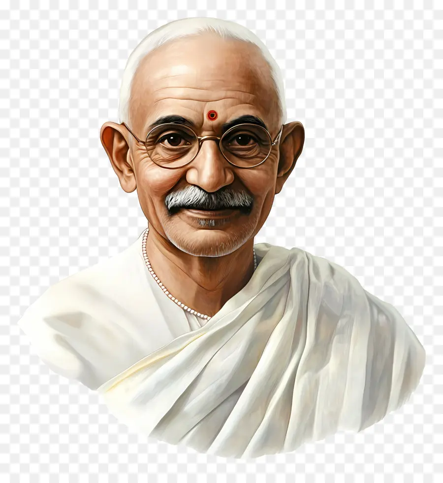 Gandhi，Homme âgé PNG