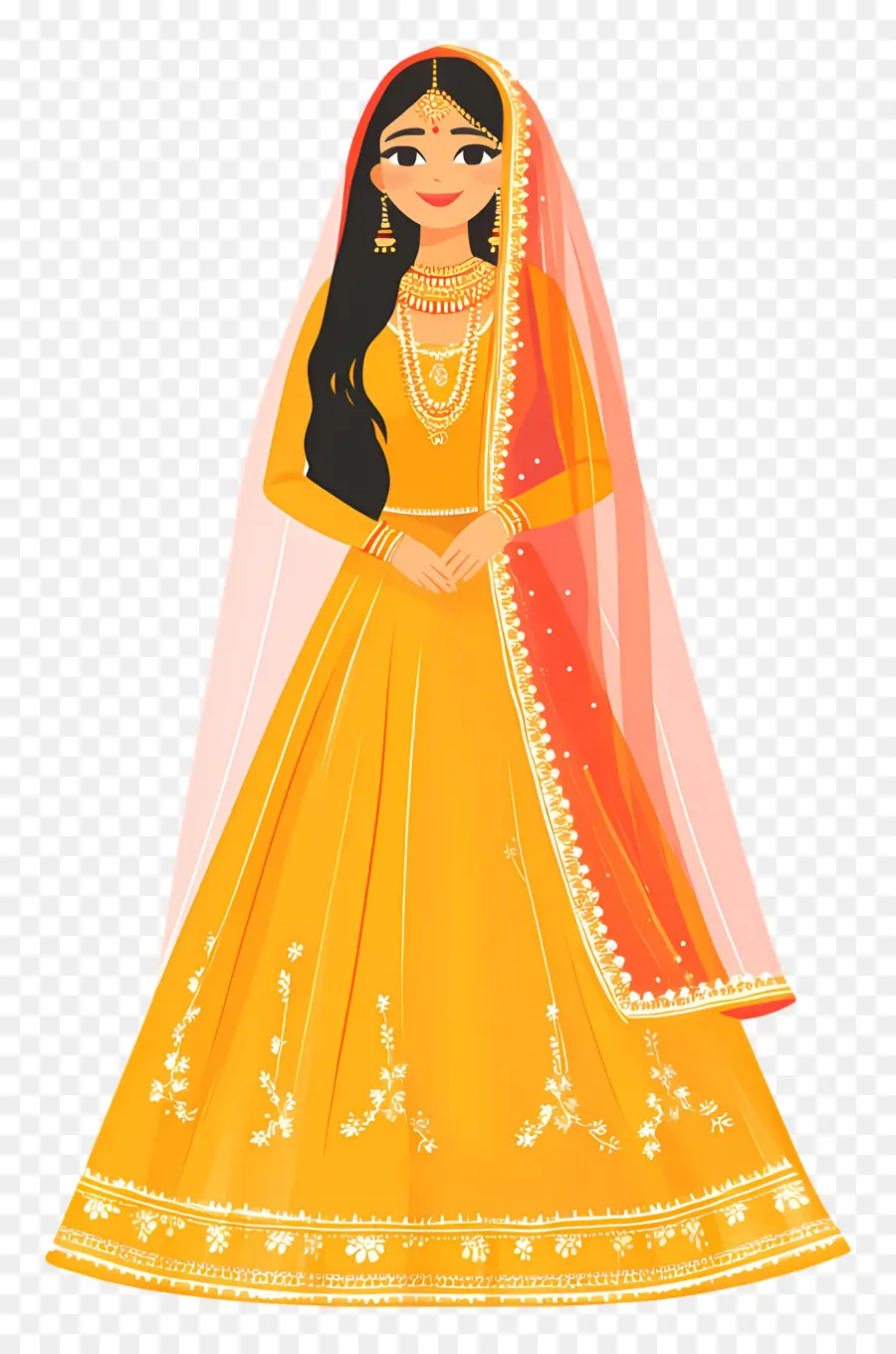 Sari De Mariage Indien，Femme En Costume Traditionnel PNG