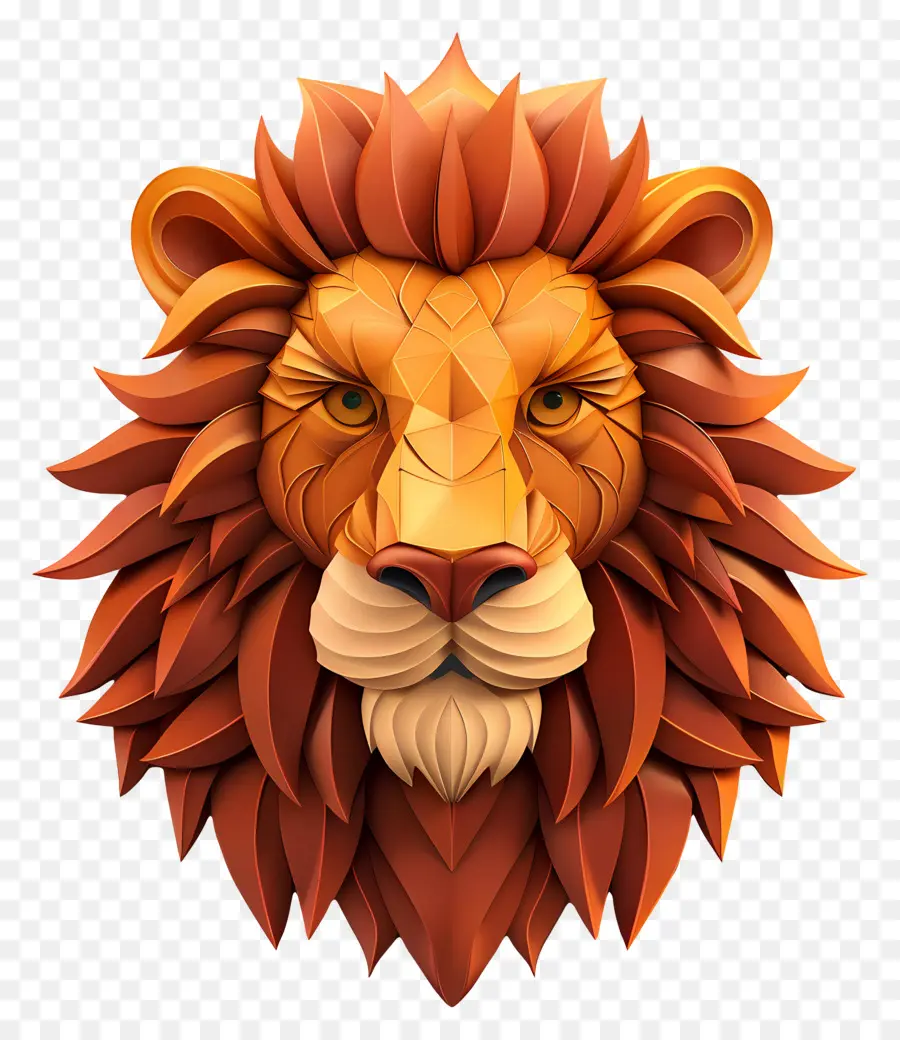 Visage De Lion De Dessin Animé，Lion PNG