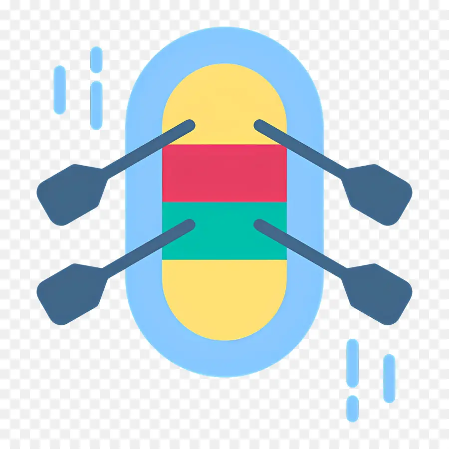 Rafting，Radeau PNG